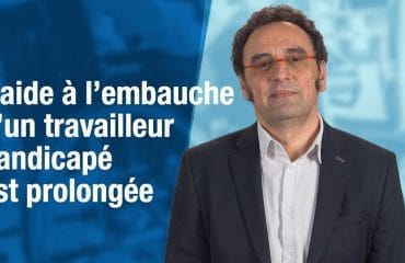 L’aide à l’embauche d’un travailleur handicapé est prolongée