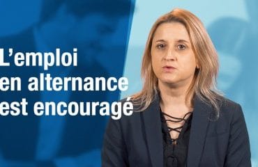L’emploi en alternance est encouragé