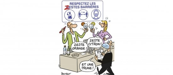 Non-respect des gestes barrières