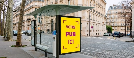 La surface maximale autorisée des publicités extérieures est réduite