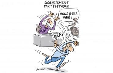 Licenciement annoncé au téléphone