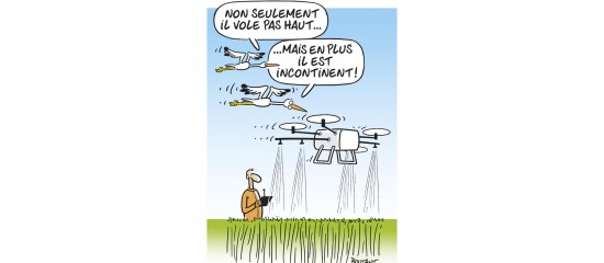 Pulvérisation par drone